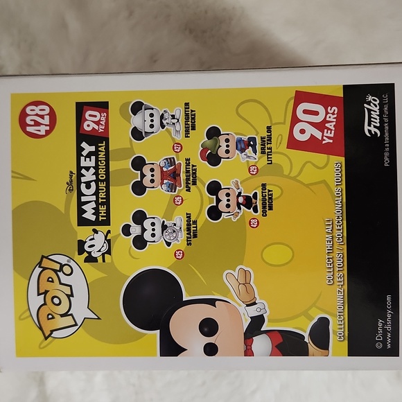 Funko.Conductor Mickey Mouse Pop Figure. #428 - Picture 2 of 4